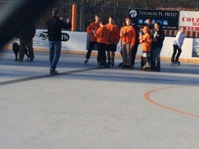 Youth Hockey Team Practice